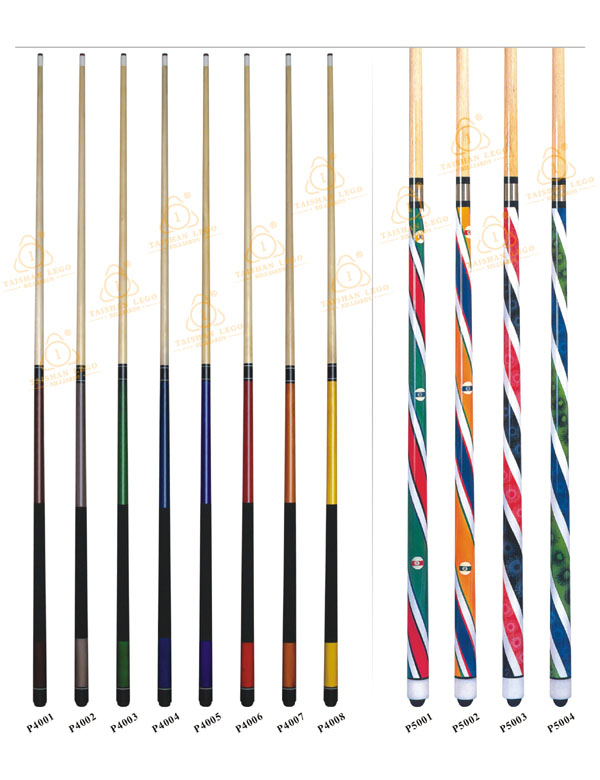P4001-P5004 Color Stained cue & Stylish