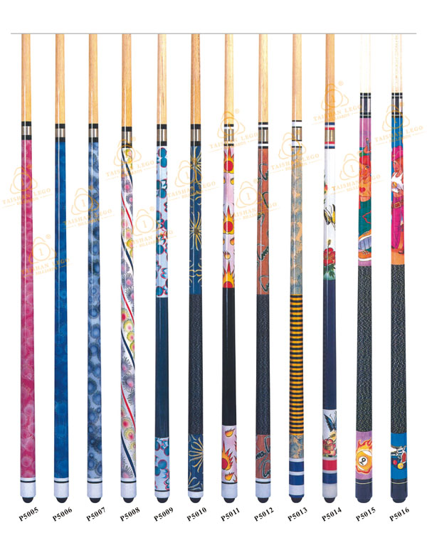 P5005-P5016 Stylish Design Decal Cue Series