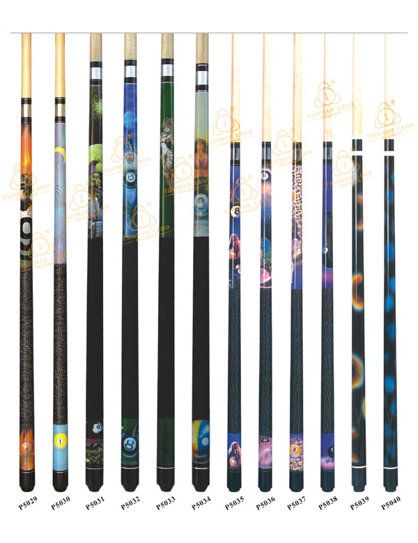 P5029-P5040 Stylish Design Decal Cue Series