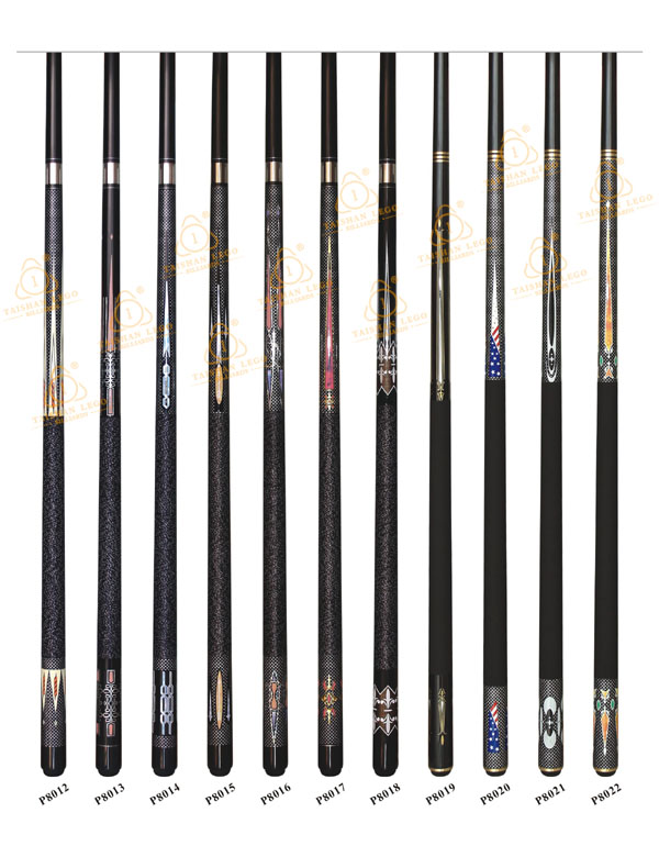 P8012-P8022 Simulated Graphite Cue Series